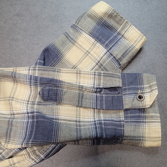 Wrangler Western Style Plaid Button-up Shirt Men's Size XL - Picture 6 of 14